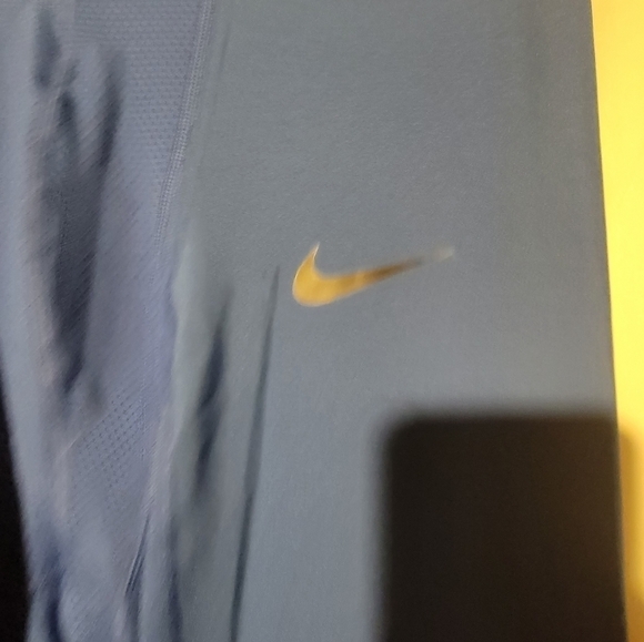 Nike NBA Pro Hyperstrong Padded Tights Pants 3/4 Blue Player Issued Size 2XL-T - Picture 3 of 8